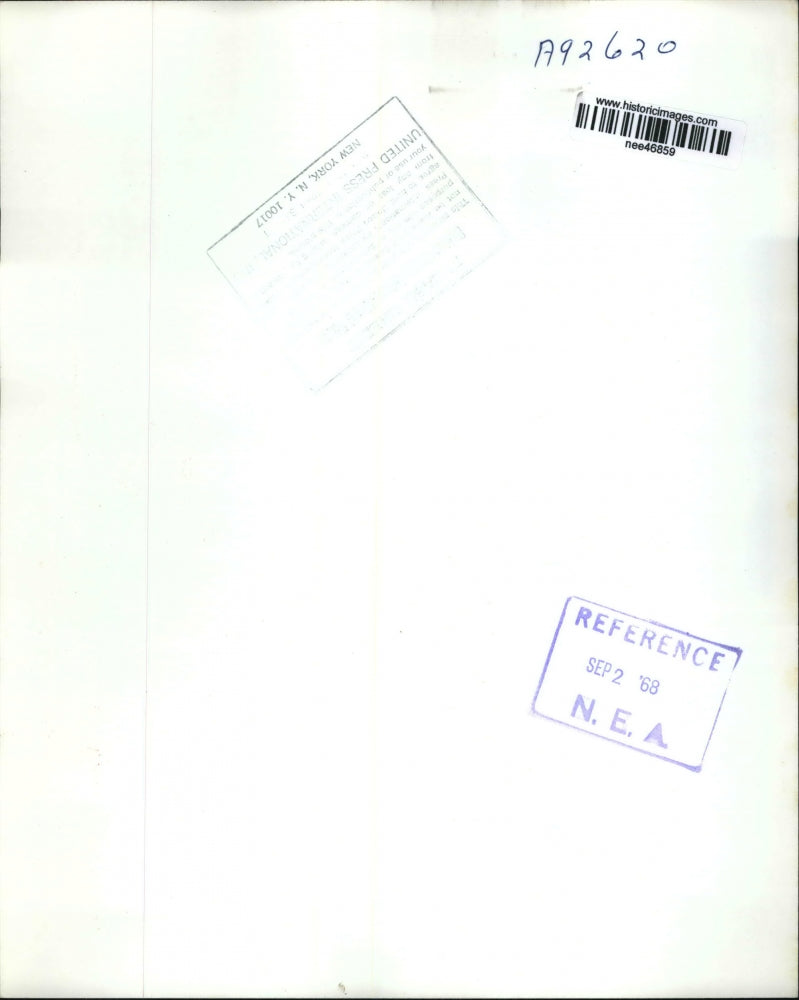 1968 Press Photo Chicago New Jersey Gov. Richard Hughes, Chairman of Credentials