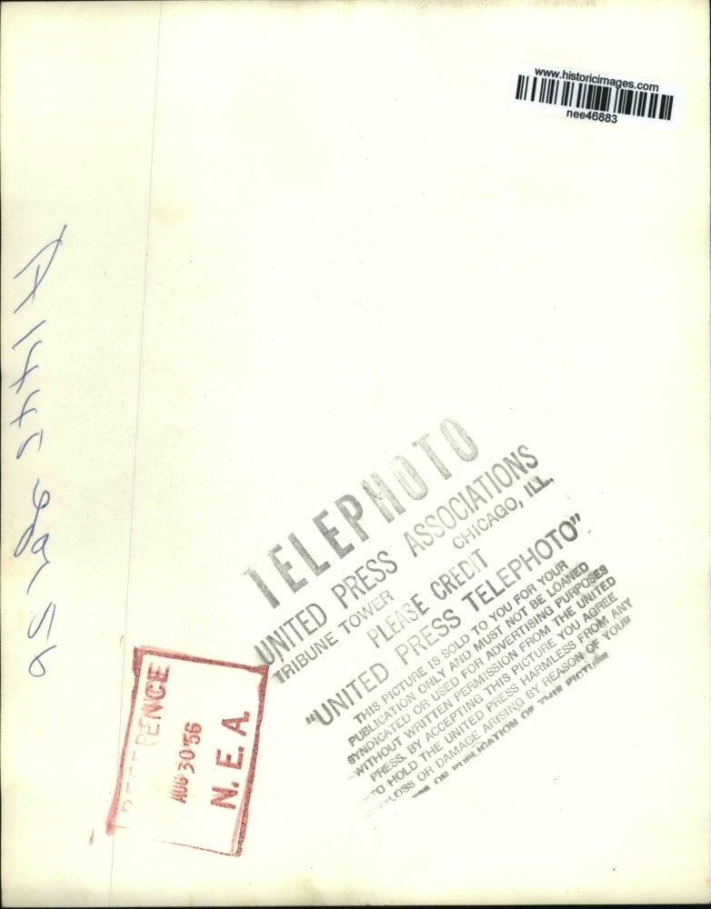 1956 Press Photo of a general view of the podium at Republican National Convent