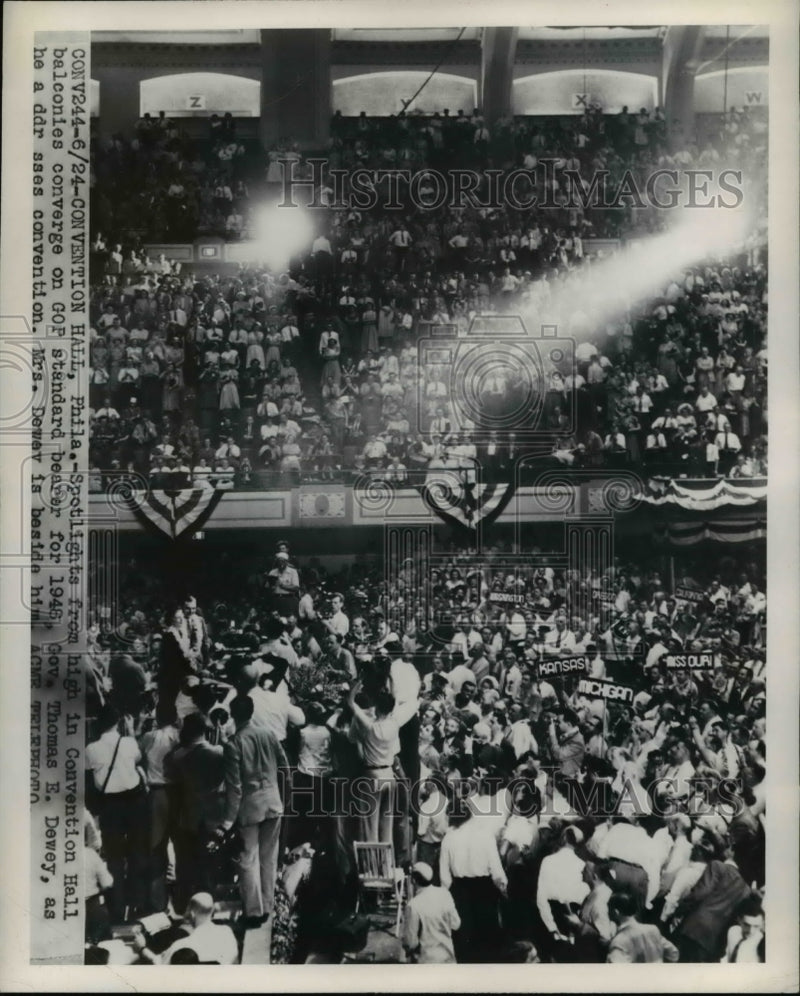 Load image into Gallery viewer, 1948 Press Photo GOP National Convention in Philadelphia - nee47100
