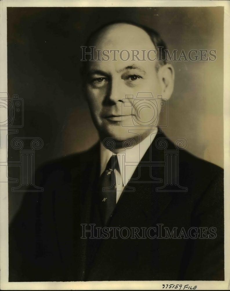 1937 Press Photo Howard C Mann, appointed VP in charge of Operations.