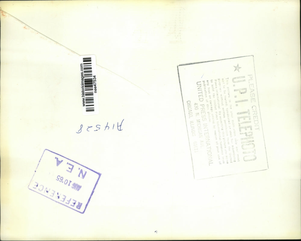 1965 Press Photo U.S. Roving Ambassador W. Averell Harriman Dulles International