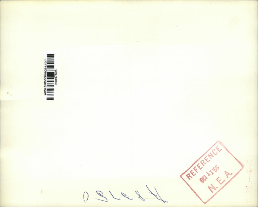 1956 Press Photo VP Richard Nixon @ Merrimac Park campaigning for President