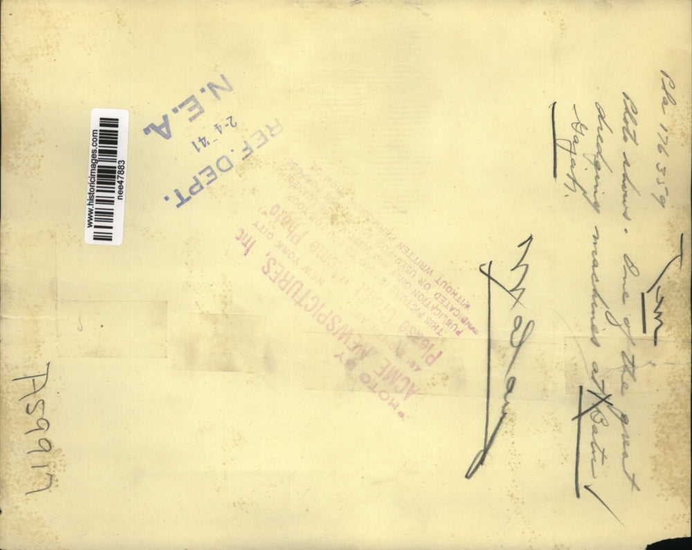 1941 Press Photo dredging machine - nee47883