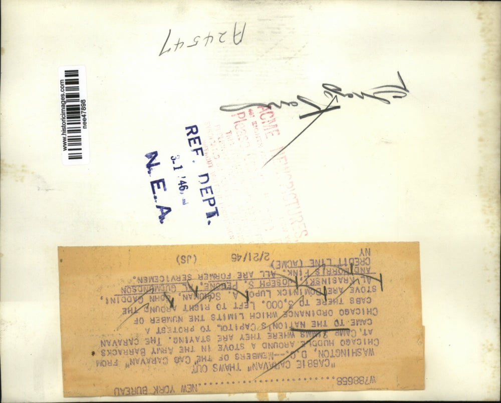 1945 Press Photo Camp Simms Dominick Lupo, A. Schuman, John Gaddini, Al