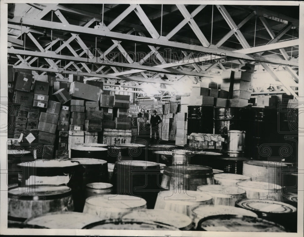 1937 Press Photo A F of L Labor war San Franisco, California