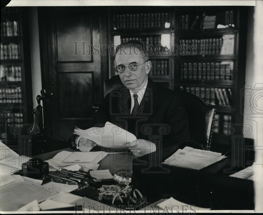 1929 Press Photo William Dewitt Mitchell Appointed Attorney General Washington