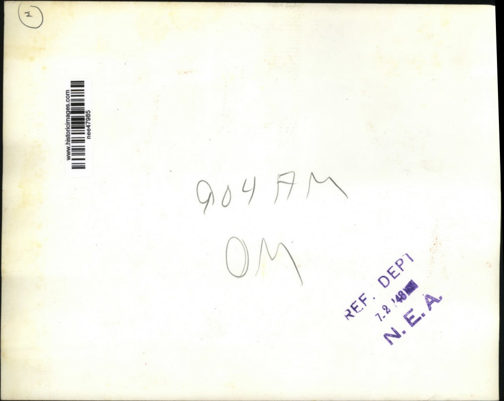 1948 Press Photo Rabbi Abba Hillel Silver of Cleveland Temple - nee47985