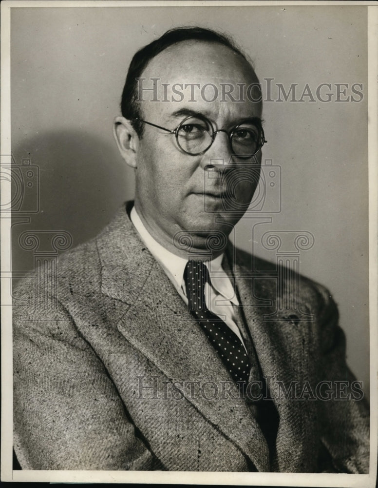 1939 Press Photo George G. Schor Managing Editor of Philadelphia record A.N.P.A.