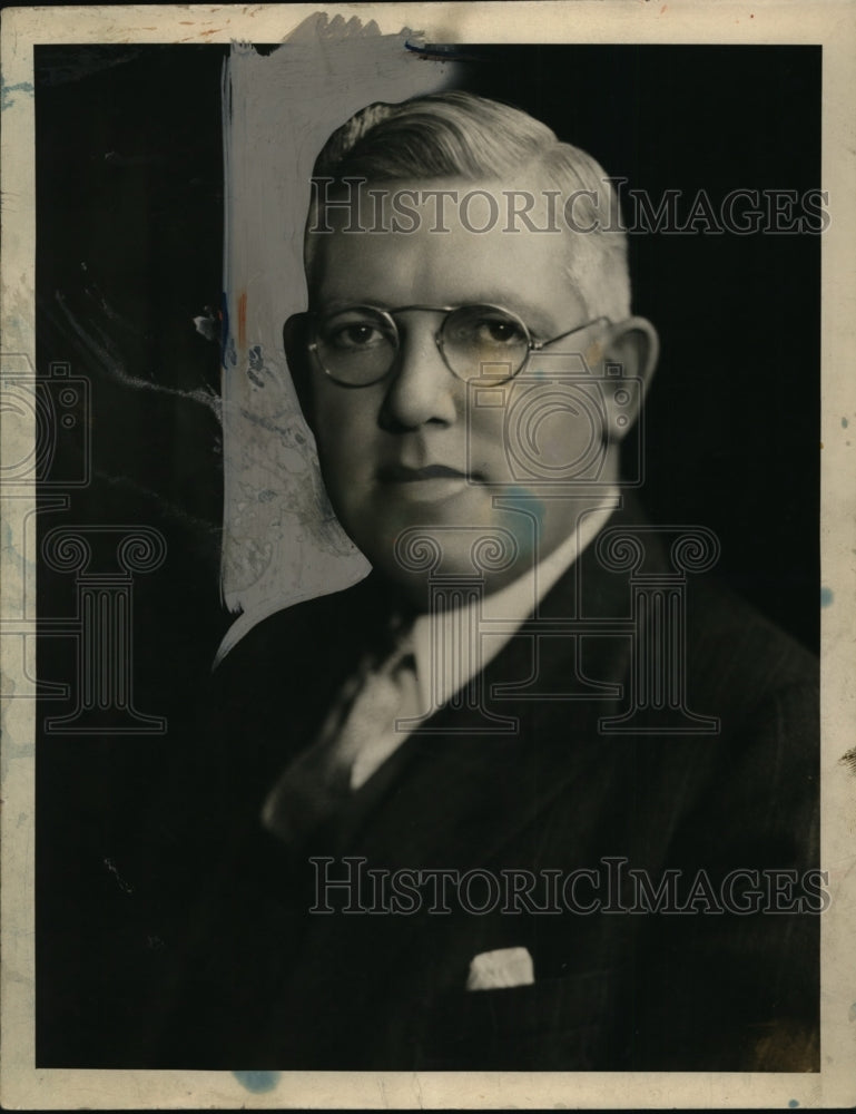 1931 Press Photo C Stirling Smith Pres. Standard trust Bank