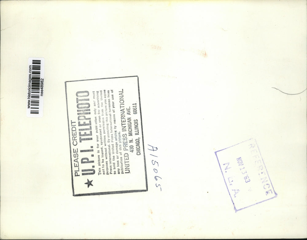 1963 Press Photo Tarrytown, NY Nelson A Rockefeller - nee48982