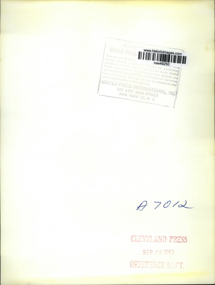 1963 Press Photo Governor Nelson Rockefeller & Wife Visit Rome's Spanish Steps