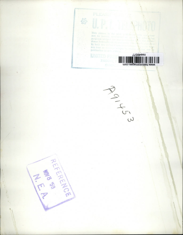 1959 Press Photo Danny Pinchera, released cars breaks, Baon Rouge River