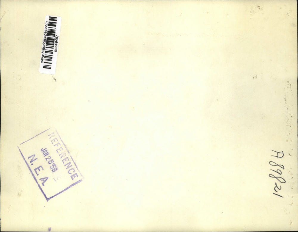 1958 Press Photo Harry K. Sargent, Walter C. Woike,Raymond Martin arrested for