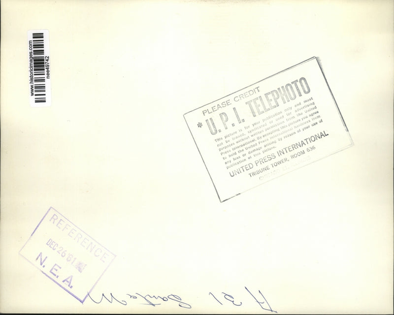 Load image into Gallery viewer, 1961 Press Photo Liner Santa Maria found in Atlantic Ocean after captive.
