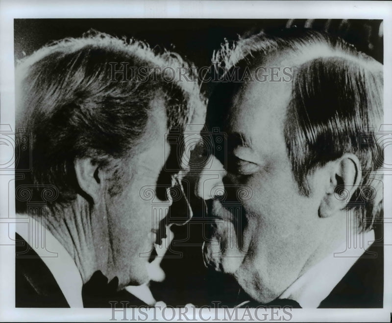 Load image into Gallery viewer, 1976 Press Photo Jimmy Carter, former Governor of Georgia &amp; Sen. Hubert Humphrey
