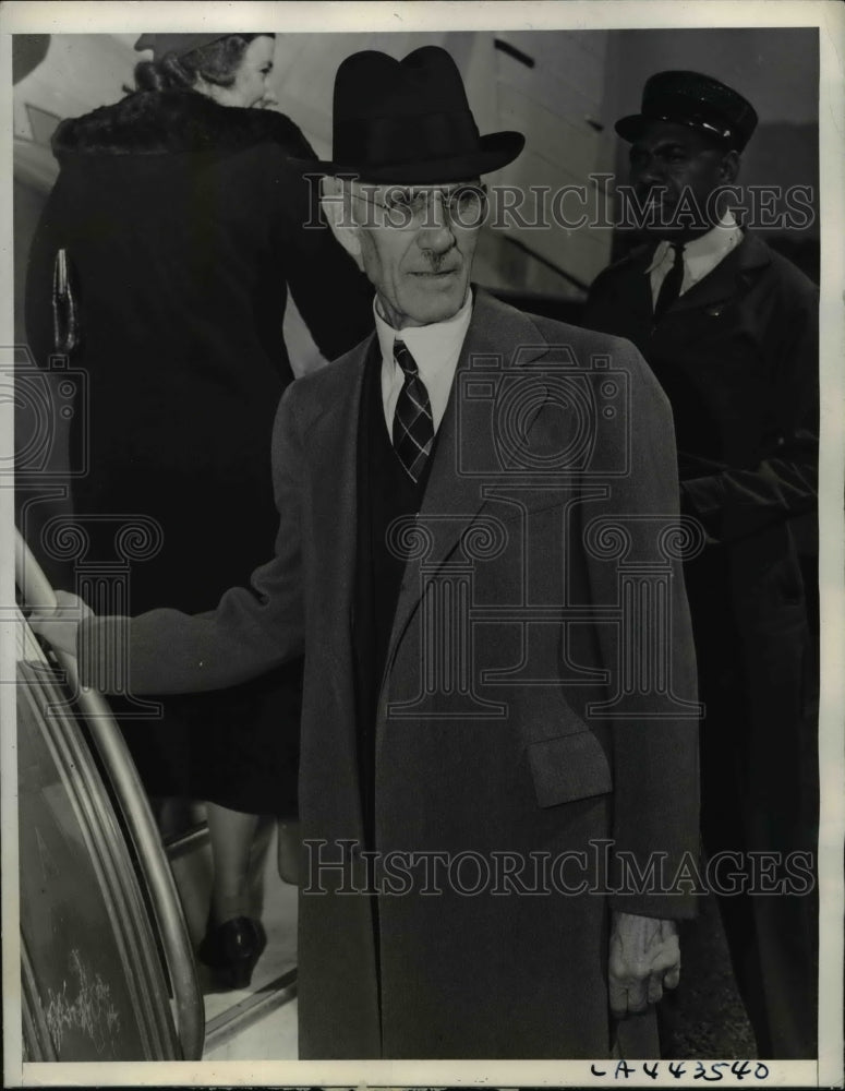 1938 Press Photo Dr. Francis Townsend Old Age Pension plan - nee51353