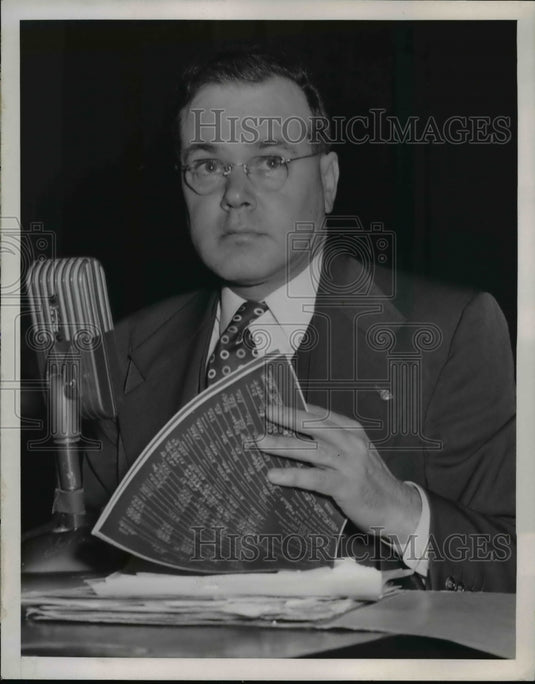 1952 Press Photo George H. Lemay, special intelligence agent for IRS.