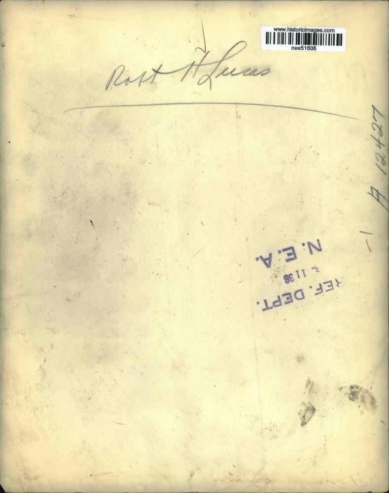 1938 Press Photo Robert H Lewis