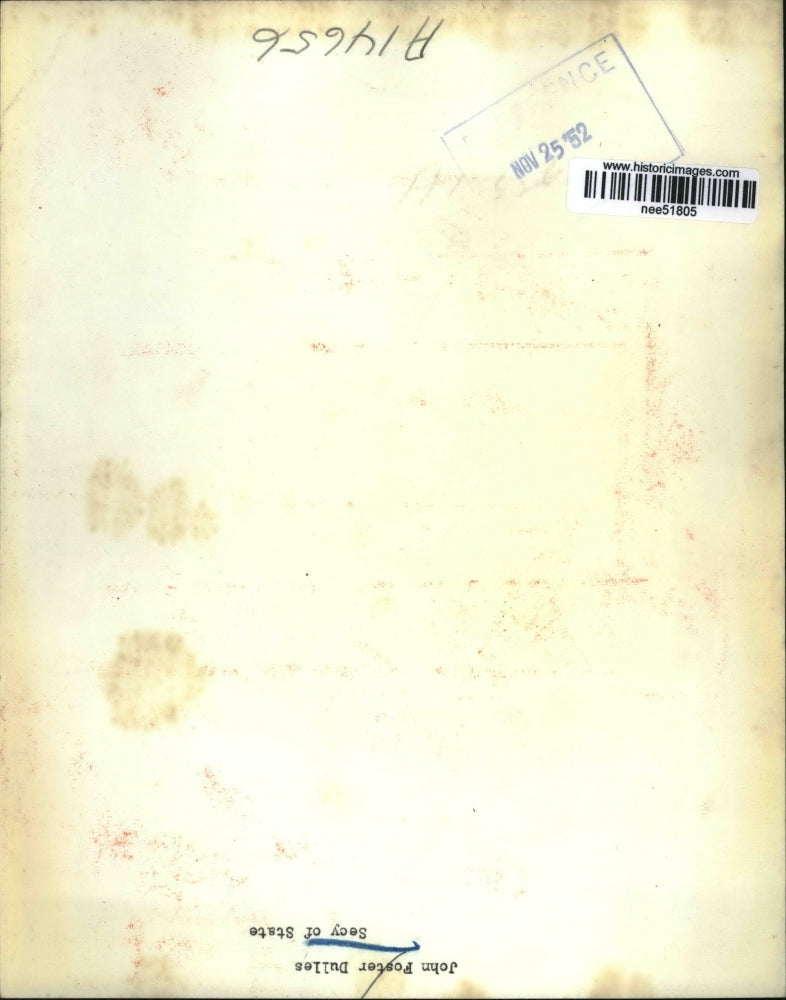 1952 Press Photo Secretary of State John Foster Dulles - nee51805