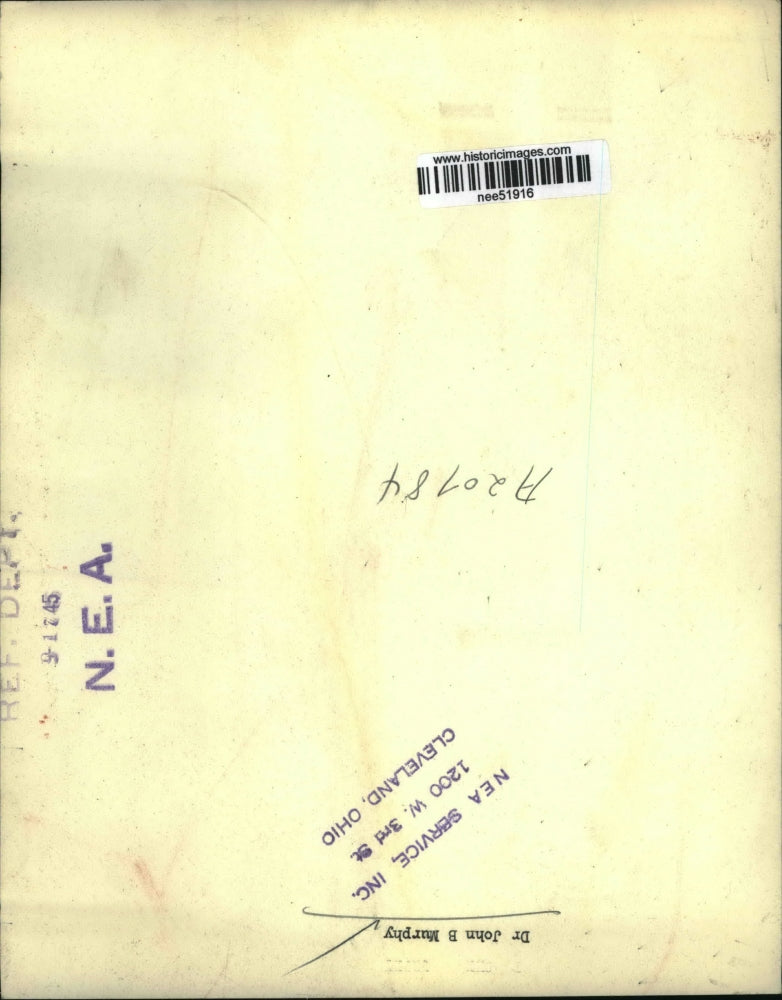 1946 Press Photo Dr. John B.Murphy, American physician and abdominal surgeon.