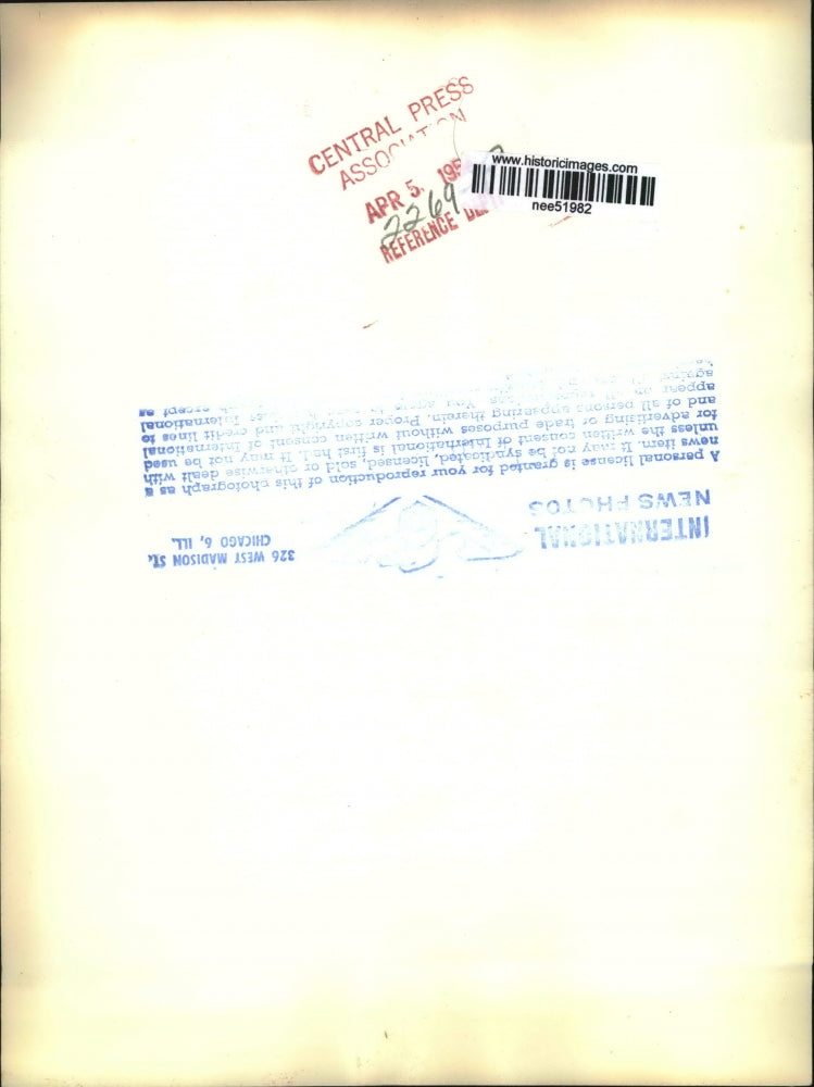 1954 Press Photo Beverly Pack, Winner 16th Annual Maid of Cotton Title