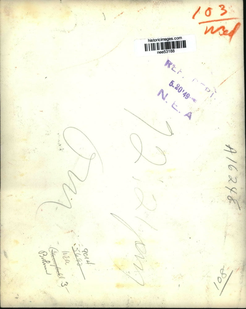 1949 Press Photo Maj. Gen. Philup B. Fleming, Federal Works Administrators