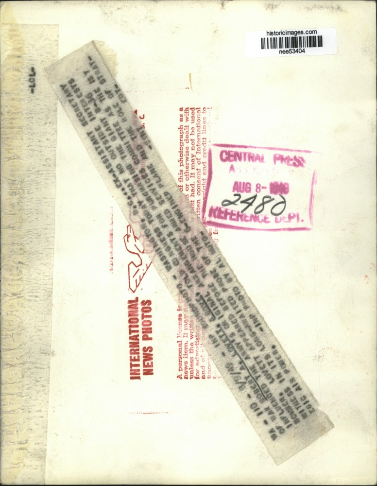 1949 Press Photo Washington - Ex Ass't Sec'y of War Robert A Lovett.