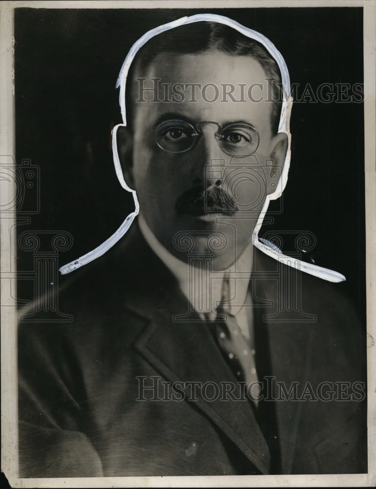 1933 Press Photo A H Wiggin