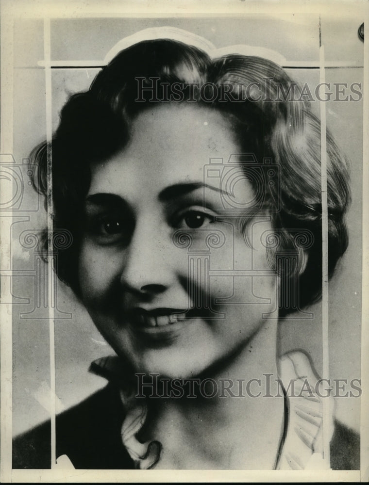 1932 Press Photo Sylvia Wilson of Seattle Washington - nee53662