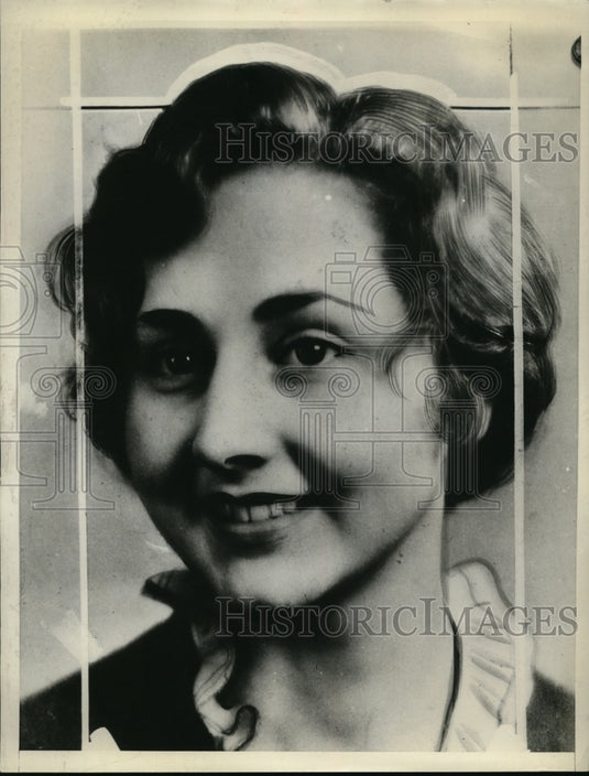 1932 Press Photo Sylvia Wilson of Seattle Washington - nee53662