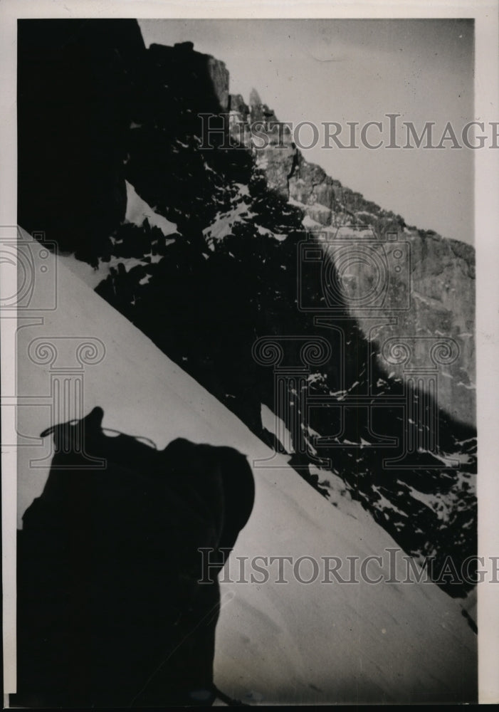 1939 Press Photo Denver Colorado, Edwin Watson Scaled Long's Peak For New Year.
