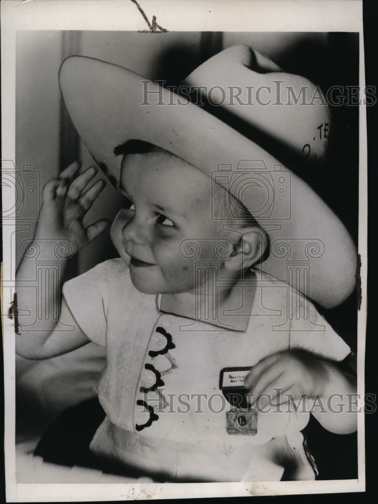 1937 Press Photo La Forest Preson Blyler Jr. at Lions International Convention