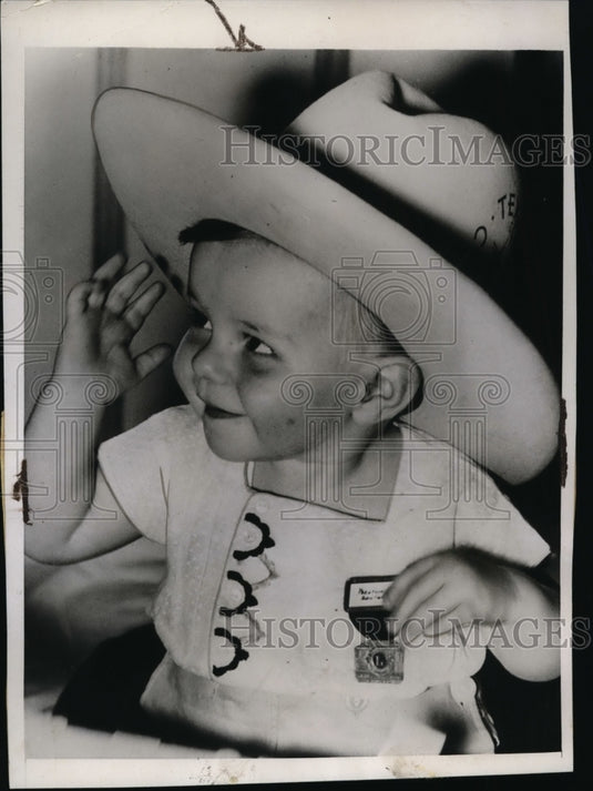 1937 Press Photo La Forest Preson Blyler Jr. at Lions International Convention