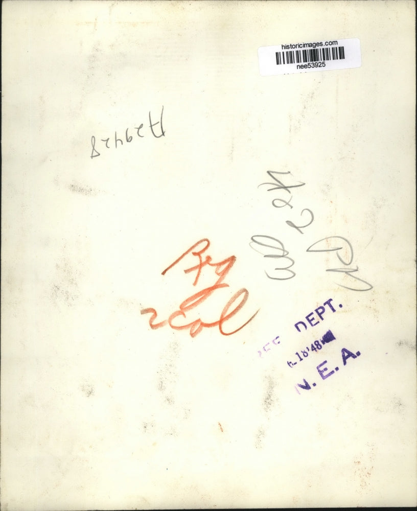 1948 Press Photo Dime Store Show Window Smashed by Hurricane Winds, Georgia