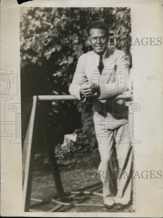 1934 Press Photo Charles Stellamach killed in his Apart. and thrown into the sea