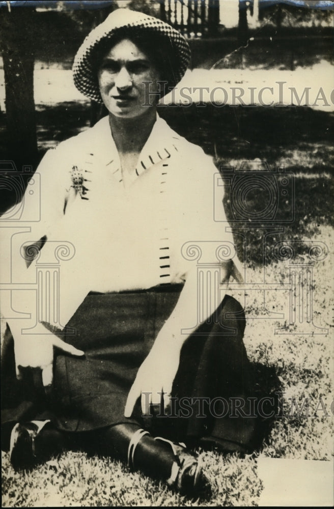 1927 Press Photo Mrs William B McLane Married Indian Murdered Her Husband- Historic Images