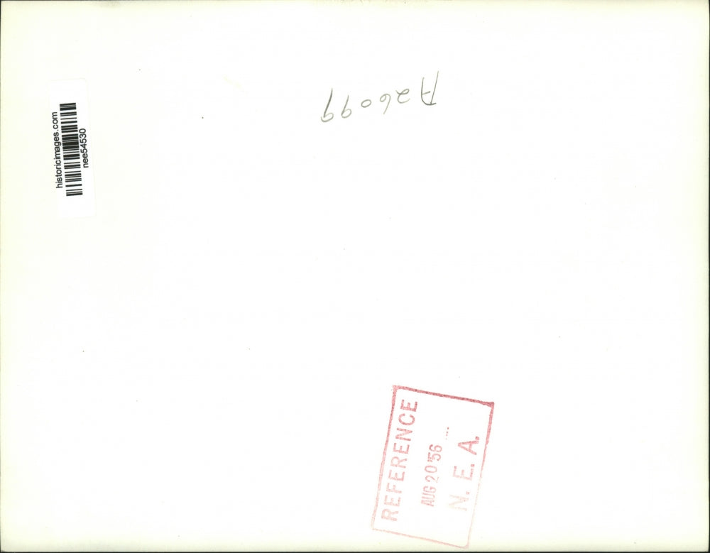 1956 Press Photo Chicago- General view outside International Amphitheater.