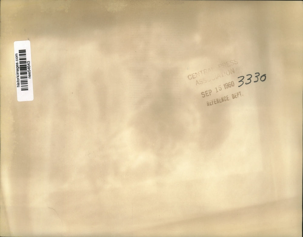 1960 Press Photo Huntington W Va- Vice Presidential nominee Henry Cabot Lodge