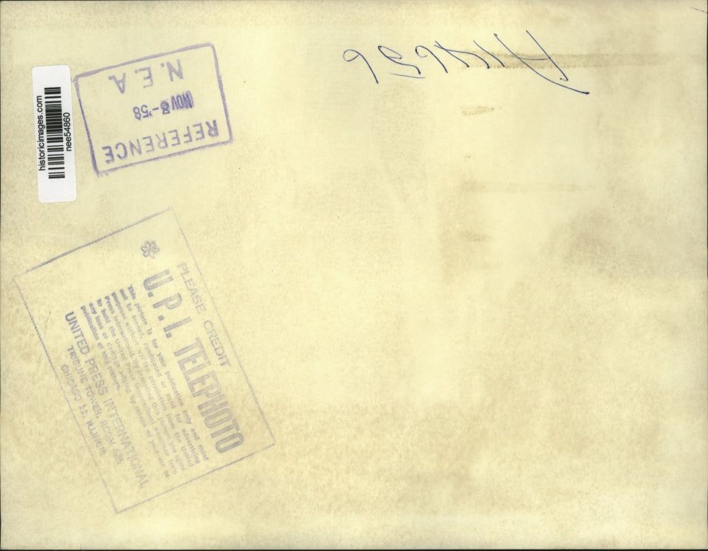 1958 Press Photo Secretary of State John Foster Dullas & Willis Robertson