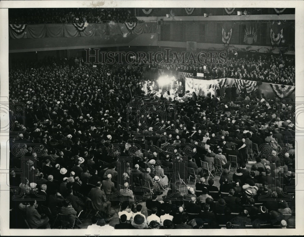 1936 Press Photo President Roosevelt campaign for re-election, Maryland- Historic Images