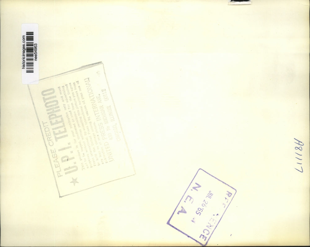 1965 Press Photo Rep. Gerald Ford and Sen. Everett Dirkson, GOP Leaders.