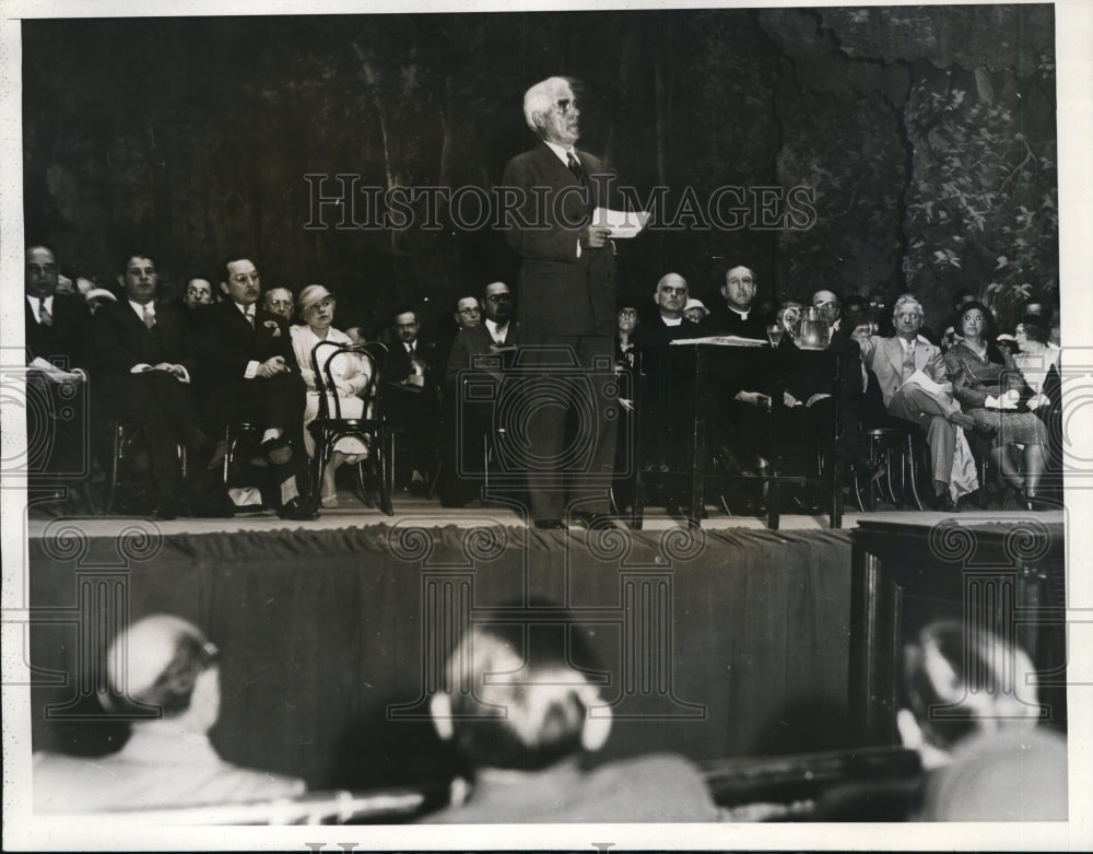 1933 Press Photo Los Angeles-Joseph Scott, noted attorney and prominent Catholic