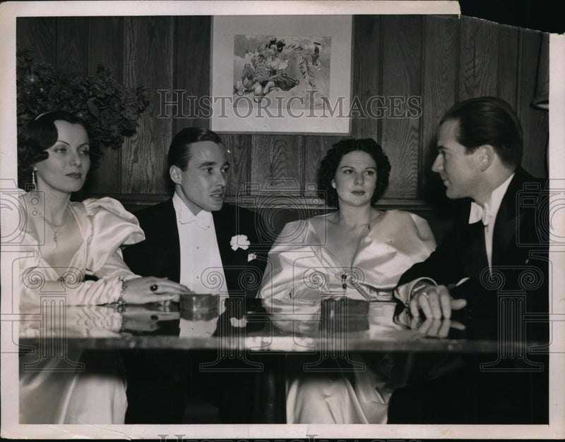 Load image into Gallery viewer, 1937 Press Photo Los Angeles-Party given for Mr. and Mrs. Angier Biddle Duke.
