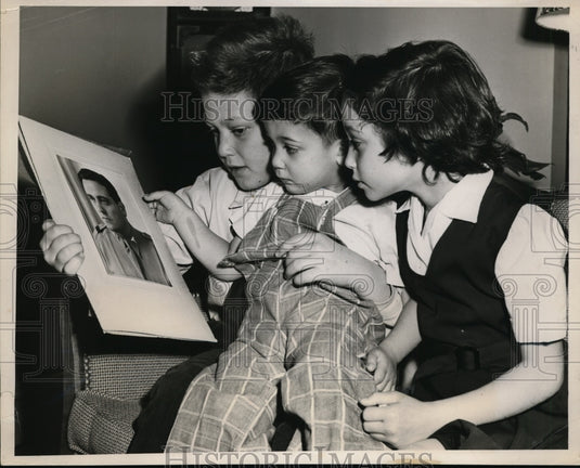 1951 Press Photo Chicago Children of Dr and Mrs Anthony Ippolito Jr.