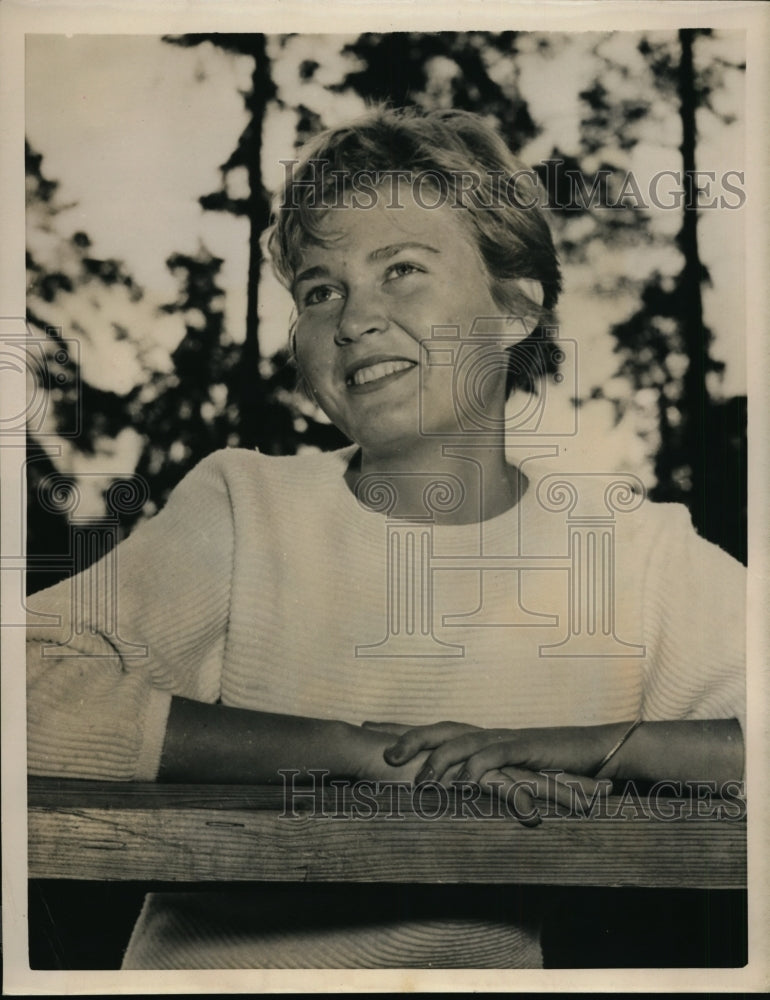 1953 Press Photo Ylva Mattson New Star on the European Screen - nee55646