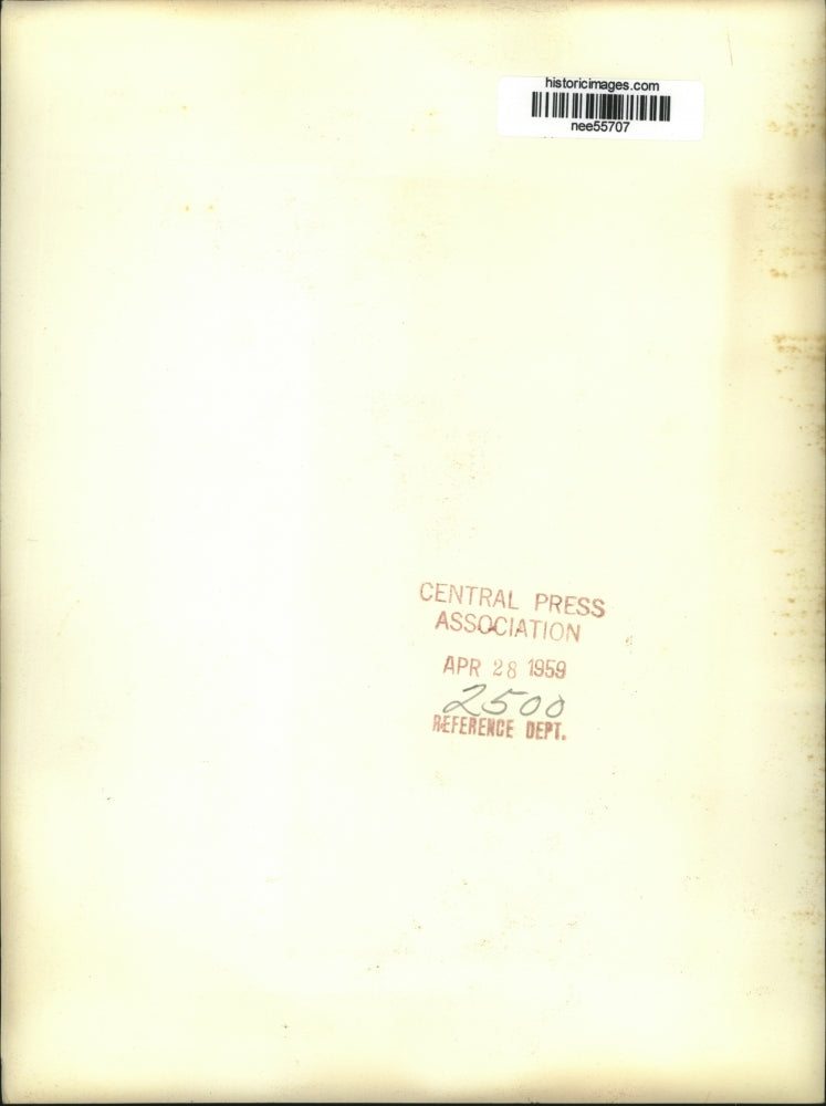 1959 Press Photo Secretary of State Christian Herter Going to Conference