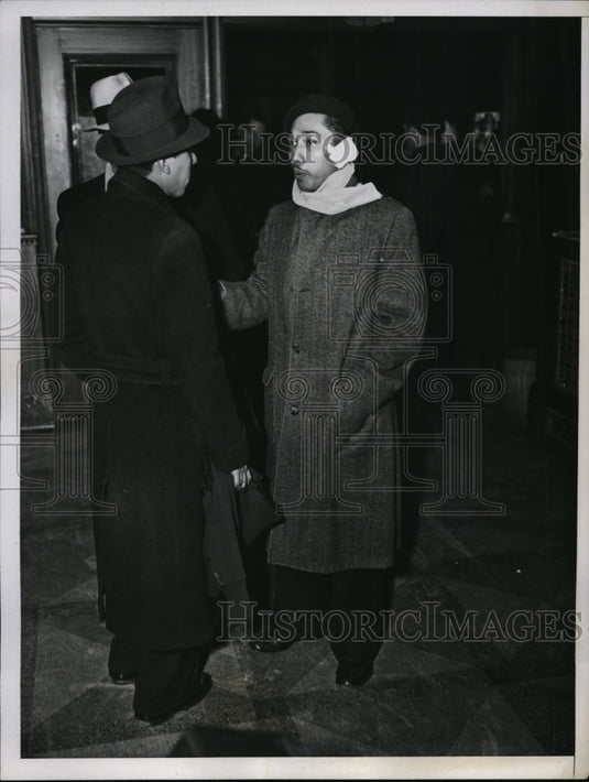 1935 Press Photo Alphonse Negroe Taken by S.S. Algonquin Mohawk Survivor