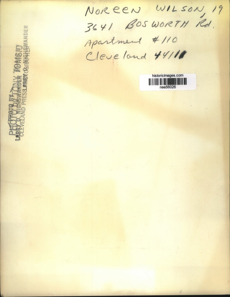 Load image into Gallery viewer, Press Photo Noreen Wilson 19 Cleveland Ohio 44111 - nee56026
