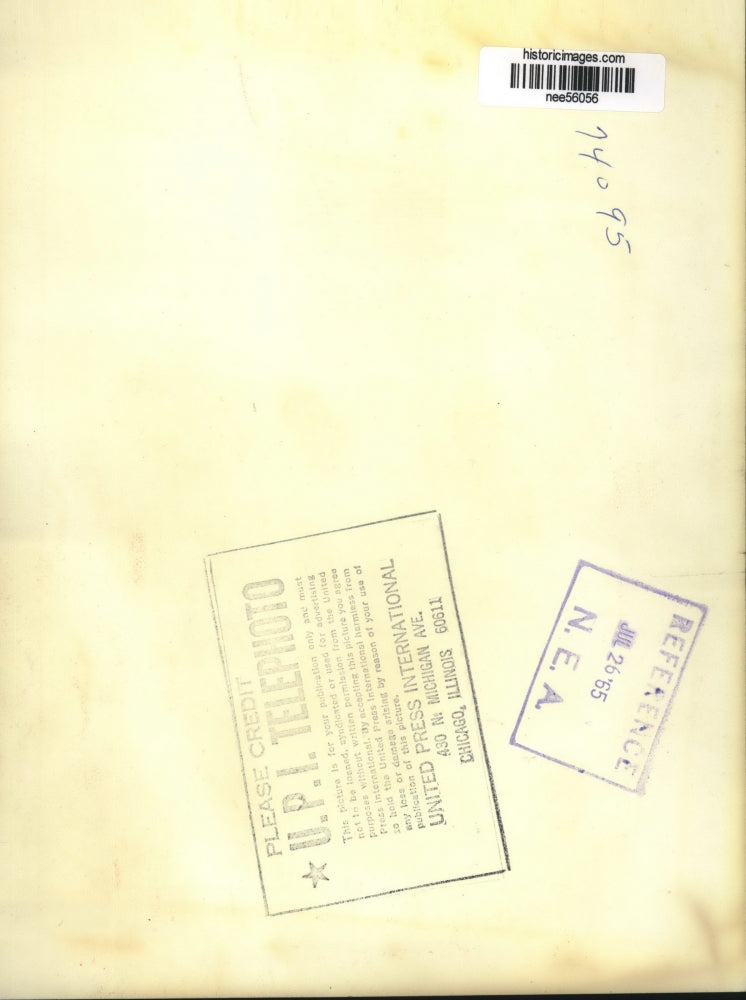 1965 Press Photo Champaign Illinois, Funeral For Adlsi Stevenson, Bloomington.