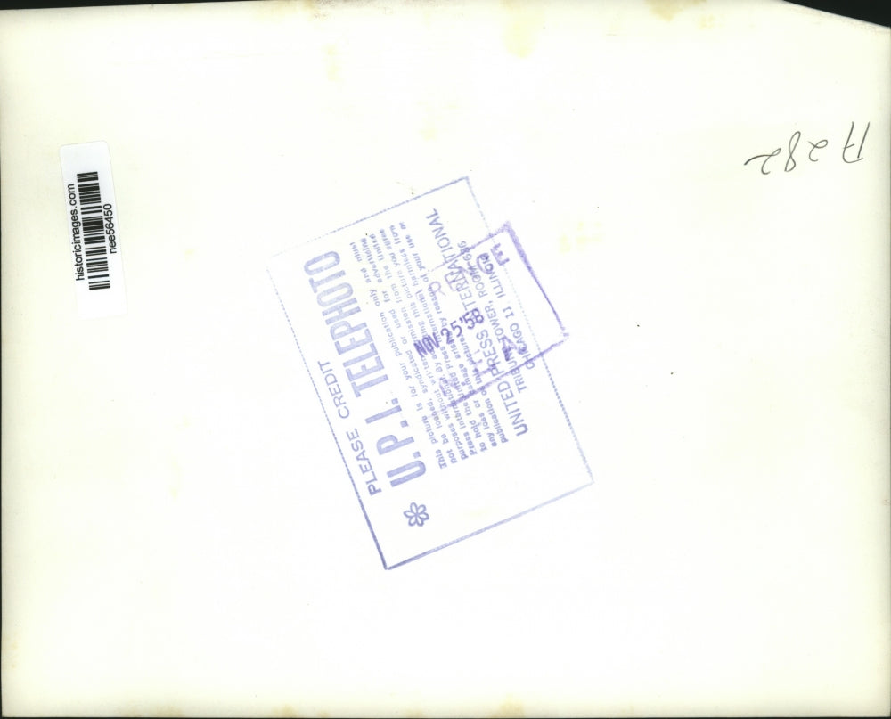 1956 Press Photo Employment Security Division Indianapolis, Indiana Office